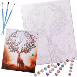 Aga Malování podle čísel 40x50cm jelen