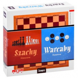 Stolní desková hra 2v1 Šachy, Dáma JAWA GR0523