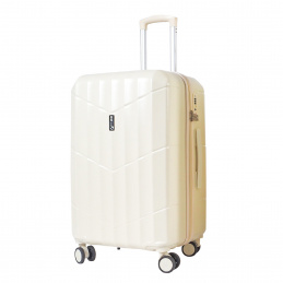 Aga Travel Cestovní kufr 77x48x30 cm Béžový 2CZ042 - II. JAKOST