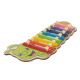 Aga Barevný dřevěný Xylofon pro děti Housenka