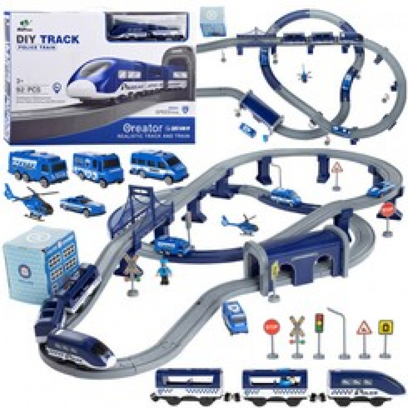 Železniční dráha Policie 92 dílů ZA4436