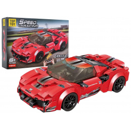 Sada Kostek Sportovní Auto Červené R/C