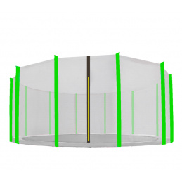 Aga Ochranná síť 488 cm na 12 tyčí Black net / Light Green