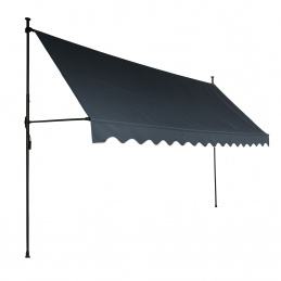 Aga Teleskopická markýza 350x120 cm Šedá
