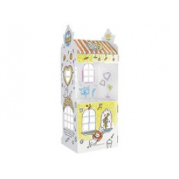 MONUMI 3D Skládací omalovánky House Street 4+