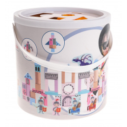 Dřevěný hrad s rytíři