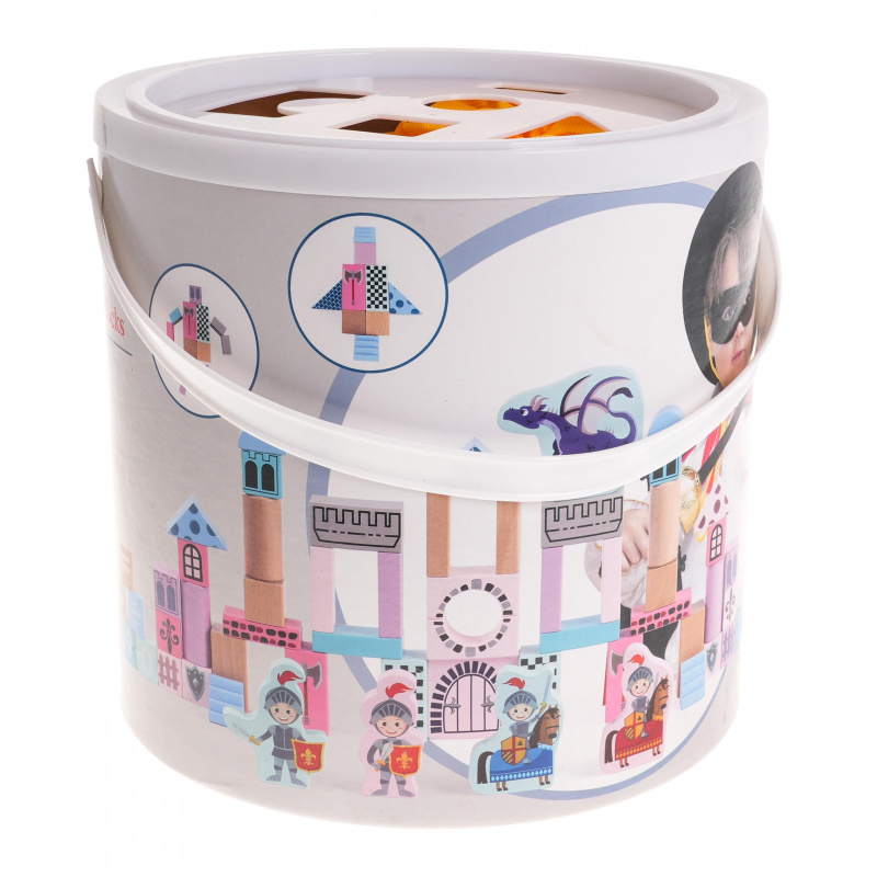 Dřevěný hrad s rytíři