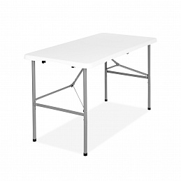 Aga Skládací plastový stolek 122x61x74 cm 6DAZ591 - II. JAKOST