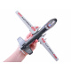 Kovový DRON vojenský bojový zvuk ZA4327 CY