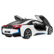 BMW i8 white RASTAR 1:14 model auta na dálkové ovládání + 2,4 GHz dálkové ovládání