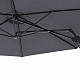 Linder Exclusiv Zahradní slunečník MC2006 350 cm Tmavě šedý