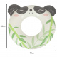 BESTWAY 36351 nafukovací plovací kolo panda