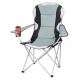 Zahradní a kempingová židle polstrovaná šedá Malatec 2300