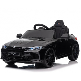 BMW m4 Černý Auto na akumulátor EVA Kůže pilot