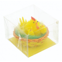 Velikonoční kuřátka v hnízdě mix vzorů