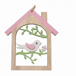 Dřevěný velikonoční domek k zavěšení