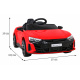 Audi RS E-Tron GT Baterie červená + dálkové ovládání + pohon 4x4 + rádio MP3 + LED + EVA