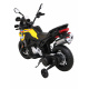 BMW F850 GS Dětský motocykl na baterie žlutý + asistenční kolečka + LED audio + pomalý start + EVA