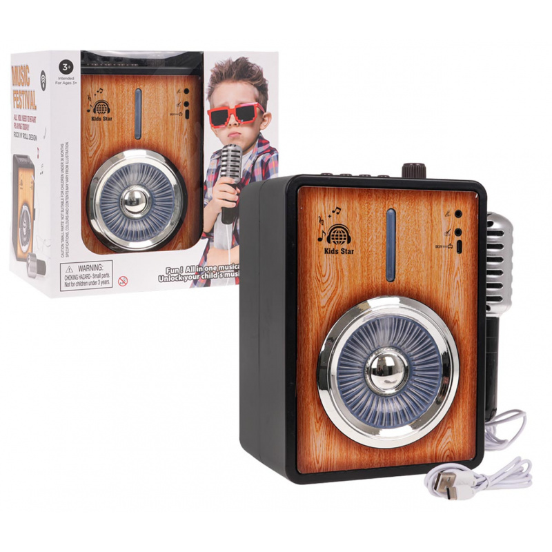 Zesilovač s funkcí Bluetooth + Mikrofon