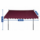 Aga Teleskopická markýza 350x120 cm Vínová