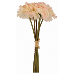 Kytice umělých květin růžové Karafiáty - 33 cm