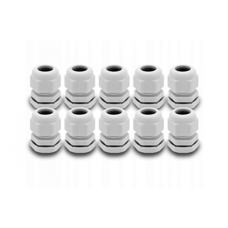 Kabelová průchodka - PG 11 - IP68 - 10 ks