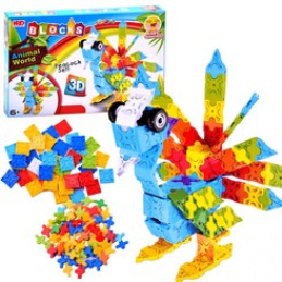 Barevné kreativní 3D kostky 227ks ZA2519