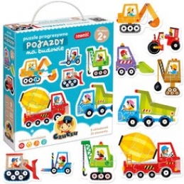 CzuCzu Puzzle Auta na staveništi ZA4157