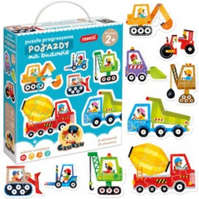 CzuCzu Puzzle Auta na staveništi ZA4157