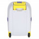 Dětský cestovní kufr na kolečkách, příruční zavazadlo žlutý