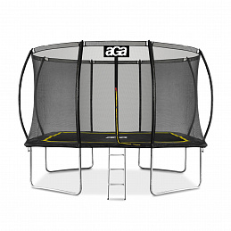 Aga Obdélníková trampolína 244x335 cm Černá/Žlutá 6SAF044 - II. JAKOST