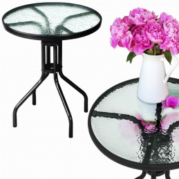 Černý konferenční stolek - 60 cm