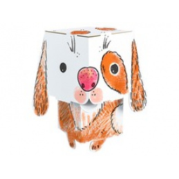 MONUMI 3D Omalovánky Pes 3+