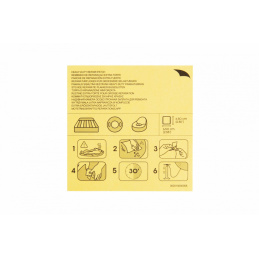 Sada 10 opravných záplat na PVC tkaniny 6,5x6,5 cm BESTWAY