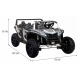 Čtyřmístná bugina ATV RACING UTV2000 s li-ion baterií Bílá