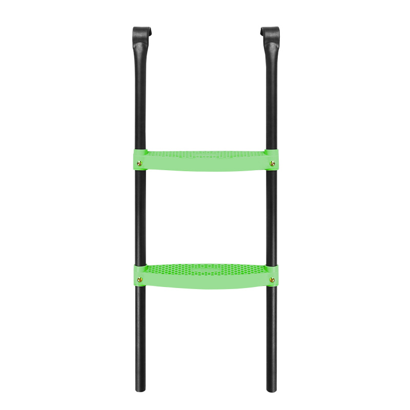 Aga Žebřík k trampolíně 305 - 430 cm Černý/Světle zelený