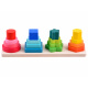 Dřevěná logická hračka "barevný třídič" ZA3897