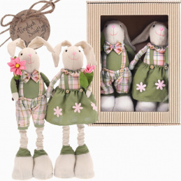 Pár ozdobných zajíčků