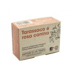 Organické mýdlo v kostce Pampeliška & Divoká růže 100 g - SAPONE DI UN TEMPO univerzální