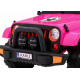 Terénní auto Full Time 4WD pro děti Růžová + pohon 4x4 + dálkové ovládání + LED audio + úložný prostor
