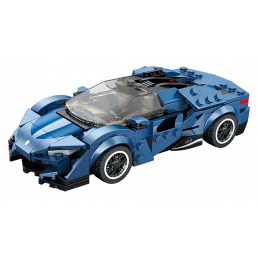 Sada Kostek Sportovní Auto Modré 327ks.