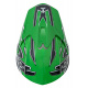 Zelená motocyklová helma Enduro