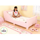 KidKraft Dětská postel SLEIGH Pink 160x75 cm
