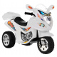 Tříkolka motorka BJX-088 elektrická pro nejmenší Bílá + zvuky + světla