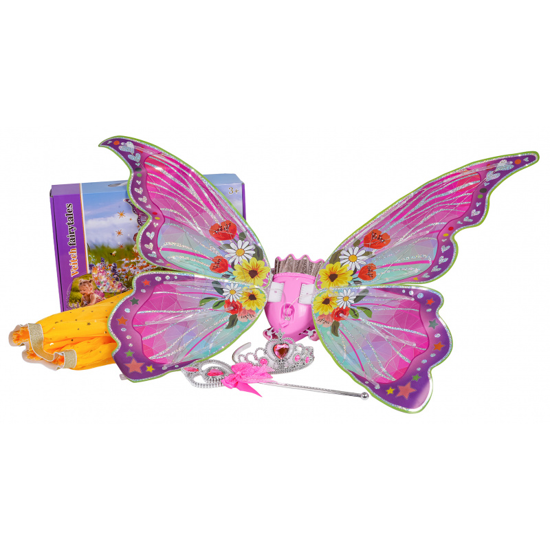 Sada Motýlích Křídel + Žluté Šaty