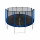 Aga SPORT PRO Trampolína 500 cm Modrá + ochranná síť + žebřík + kapsa na obuv