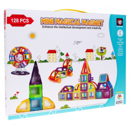 Obrovská sada magnetických kostek 128 kusů