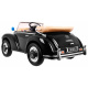 Mercedes Benz 300S Retro pro děti Lak černá + dálkové ovládání + EVA + pomalý start + LED MP3