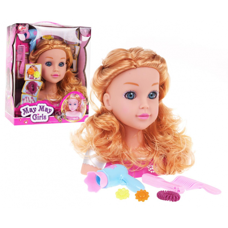 Blond Hlava na Stylizaci + Příslušenství