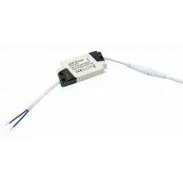 LED panel ECOplanet - čtvercový přisazený - černý - 24W - 230V - 1900Lm - neutrální bílá